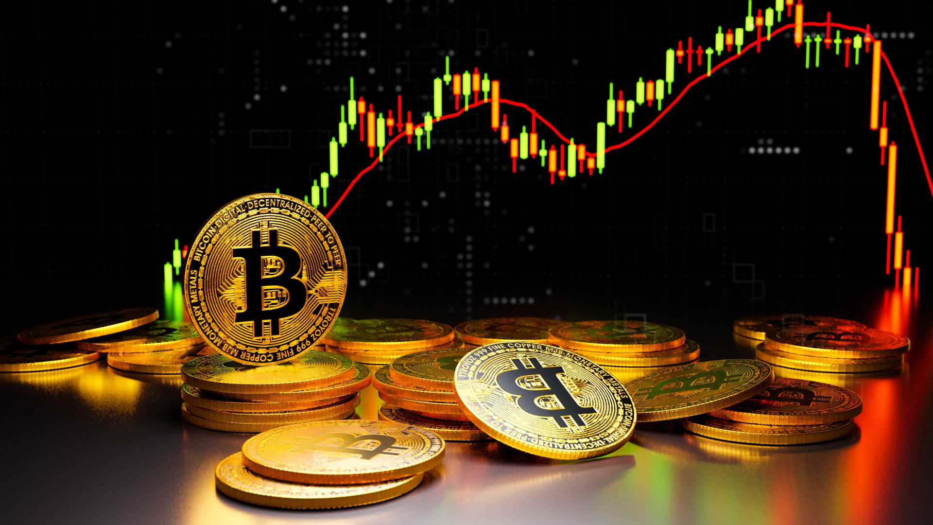 Bitcoin concept.
